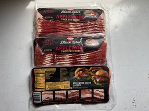3x 12oz Hormel Black Label Applewood Thick Cut Bacon