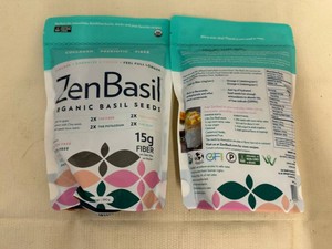 2x 14oz Zen Basil Organic Basil Seeds