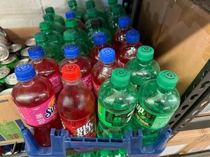 Variety of Bottled Pop