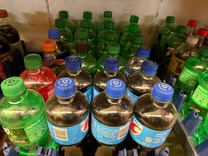 Variety of Bottled Pop