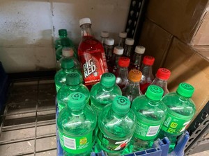Variety of Bottled Pop
