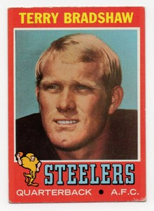 1971 Topps Football Terry Bradshaw #156 Rookie Card