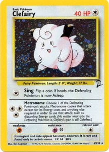 Pokemon Clefairy Base Set 2 Card 6130 (1999-2000)