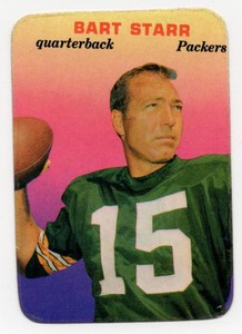 1970 Topps Football Super Glossy #9 Bart Starr Green Bay Packers
