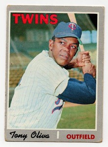 1970 Topps Baseball #510 Tony Oliva Minnesota Twins