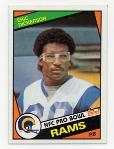 1984 Topps Football #280 Eric Dickerson Rookie Card
