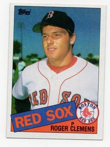 1985 Topps Baseball #181 Roger Clemens Rookie Card