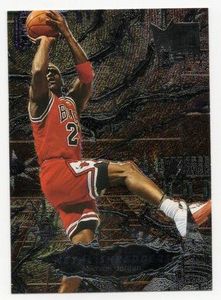1996-97 Fleer Metal Shredders #241 Michael Jordan Basketball Card