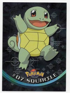 1999 Topps Pokemon TV Animation Edition Series 1 #07 Squirtle