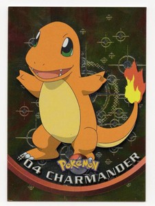 1999 Topps Pokemon TV Animation Edition #04 Chermander
