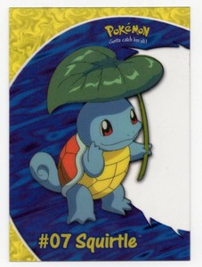 2000 Topps Pokemon #07 Squirtle PC3