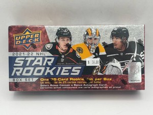 2021-22 Upper Deck NHL Star Rookies Factory Sealed 25-Card Box Set