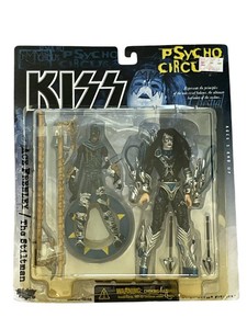 NOS 1998 McFarlane Toys KISS Psycho Circus Ace Frehley  The Stiltman Action Figures