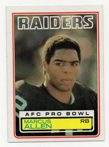 1983 Topps Football #294 Marcus Allen Rookie Card