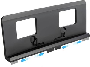 Adjustable Pin Music Stand, Fits Multiple Electronic Pianos&Keyboards, Built-in Stowable Sheet Music Clip