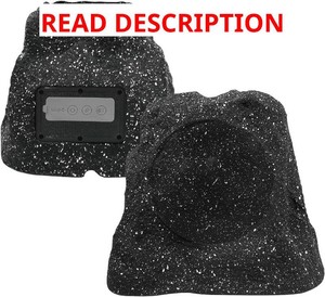$191 Herdio 8 Rock Bluetooth Speakers Outdoor Waterproof IPX7 Wireless Solar Max 240 Watt, TWS Connection Powered with Rechargeable Battery for Garden Patio Deck Pool Backyard Black 1Pair