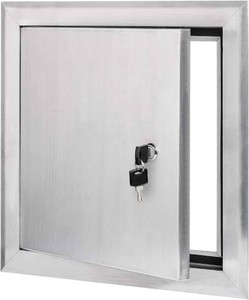 $215 Premier 24x36 Universal Aluminum Access Panel Door with Keyed Latch, Insulated for Exterior Application Use, Wall or Ceiling Mounted for Drywall, Plumbing, Electrical, 2400 Series