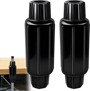 Dock Bumpers for Docking Dock Pole Bumpers,Slip-On Dock Leg Pipes and Mounting Brackets, Vertical Protection, Soft UV-Resistant Marine Grade Vinyl