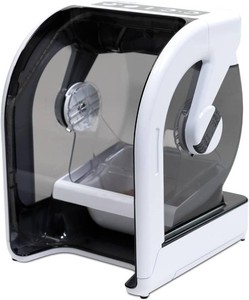 $130 Closer Pets MiBowl Smart Selective Microchip-Activated Automatic Pet Feeder (CP500) - BPA and BHT Free Bowl with Enclosed Back for Small to Medium Cats and Small Dogs, White
