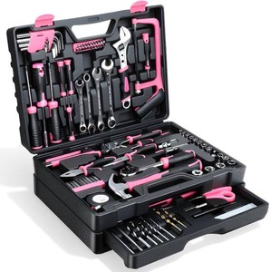 Tool Set- 412 Piece Home RepairAuto Tool Kit, Storage Organizer with Drawers, Toolbox Storage Case for Women & Men, Perfect for Homeowner, Diyer, Handyman, DIY