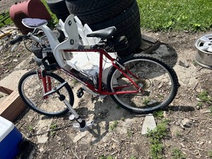 Schwinn Mesa LE Mountain Bike with Child Seat and RST Front Suspension Fork