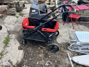 Baby Trend Tour LTE Stroller Wagon in Red and Black