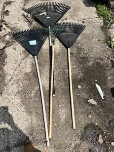 Lot of Leaf Rakes