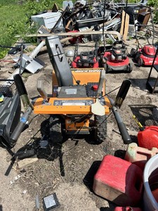 Yard King Performance 827 Two-Stage Snow Blower with Snow King Engine - Needs Gas Line Repaired