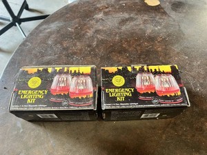 Lamplight Farms Emergency Lighting Kit Lot of 4 Kits with Disposable Oil Cartridges
