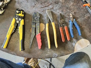 Electrical Wire Strippers, Crimpers and Cutters Including Smart Electrician Auto Wire Stripper
