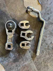 NB-59 USA Small Ratchet, MAC 15mm Crowfoot Wrenches