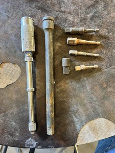 Extension Bars and Hex Socket Bits Tools including Extender Bars and Socket Bits