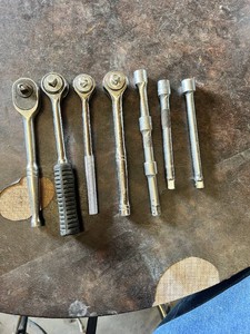 Assorted 38 Drive Ratchets and Extension Bars