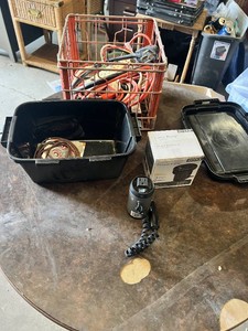 Intex Quick-Fill Electric Pump, Various Extension Cords and Power Strips