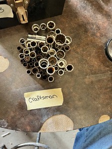 Craftsman Sockets with Black Storage Box