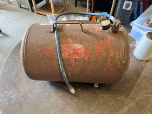 Air Tank with Hose and Gauge