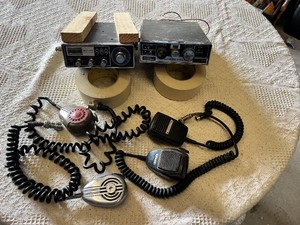 Midland and Surveyor CB Radios and Microphones Lot including Model 13-882B and Surveyor 2400