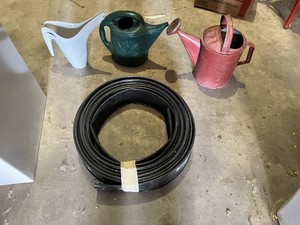Watering Cans and Flexible Garden Edging