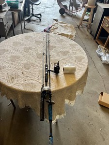 Zebco and Matzua Fishing Reels with Rods