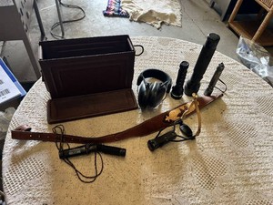 HS Calls QuadGrunter Plus, Flashlights, Ear Protection, and Ammo Box