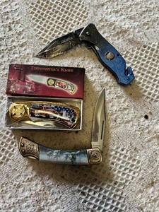 Firefighters Knife, Wolf Knife and Other