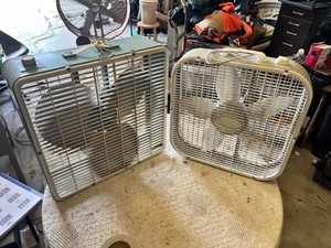 Kmart Model 209047 Box Fan and Lasko Box Fan