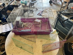 Small Animal Cage with Panels and Accessories
