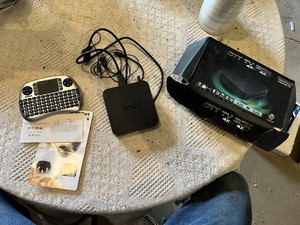 MXQ OTT TV Box with Keyboard Remote and Others