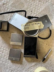 Yealink Conference Phone System with Microphones and Untested, Needs Cord