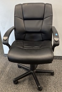 black office chair