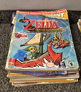 retro Zelda gaming manuals