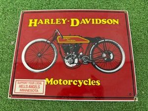Harley-Davidson Motorcycles Metal Sign
