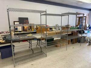 12 Adjustable Metal Shelving