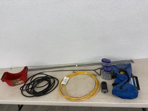 Mixed Lot - Hose, Electric Cord, Wheel Pans